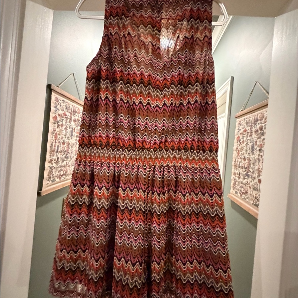 Vibrant Chevron Patterned Jumpsuit - image 5